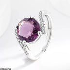 Square Couple ZIRCON Ring