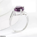 Square Couple ZIRCON Ring
