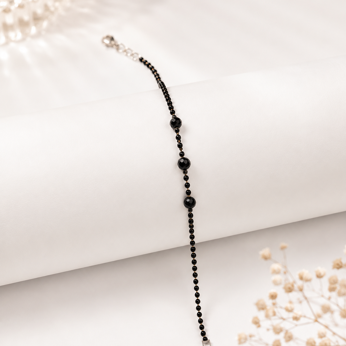 Luxe Black Roman Bracelet for Women