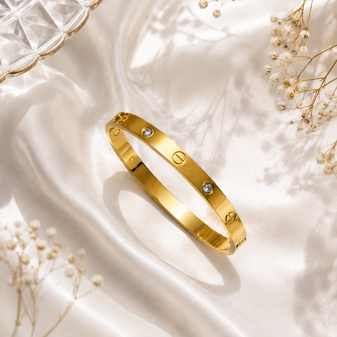 Luxe Screw Cuff Bracelet