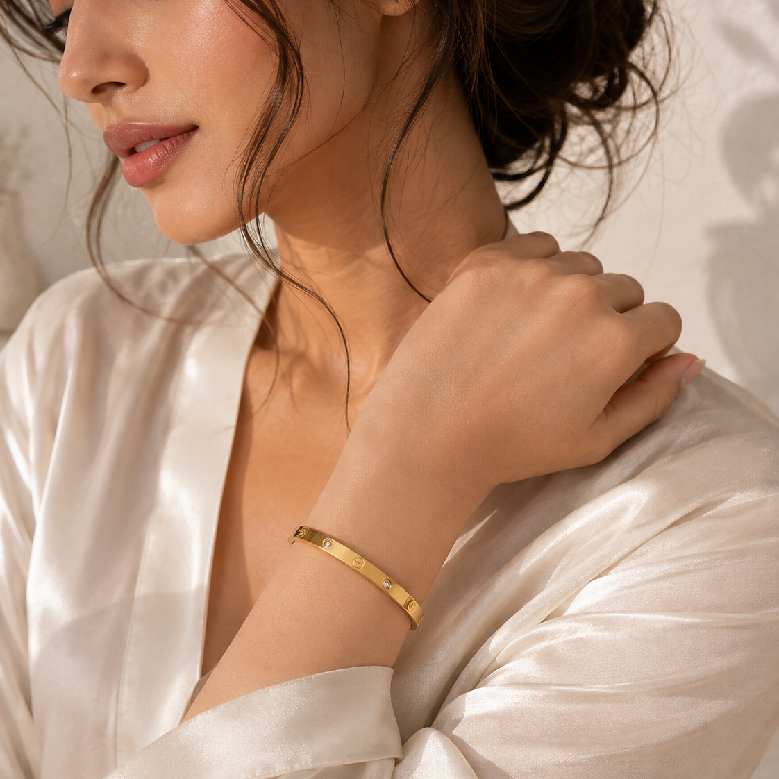 Luxe Screw Cuff Bracelet