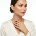 The Luxe Baguette Cut Gold Band Ring