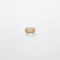 The Luxe Baguette Cut Gold Band Ring