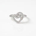 ZARISHA Eternal Love Interlocking Hearts Ring