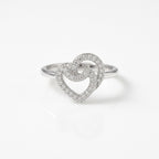 ZARISHA Eternal Love Interlocking Hearts Ring