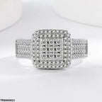 Square Stone Ring Adjustable