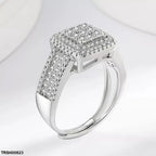 Square Stone Ring Adjustable