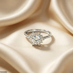 KYC Flower Stone ZIRCON Ring